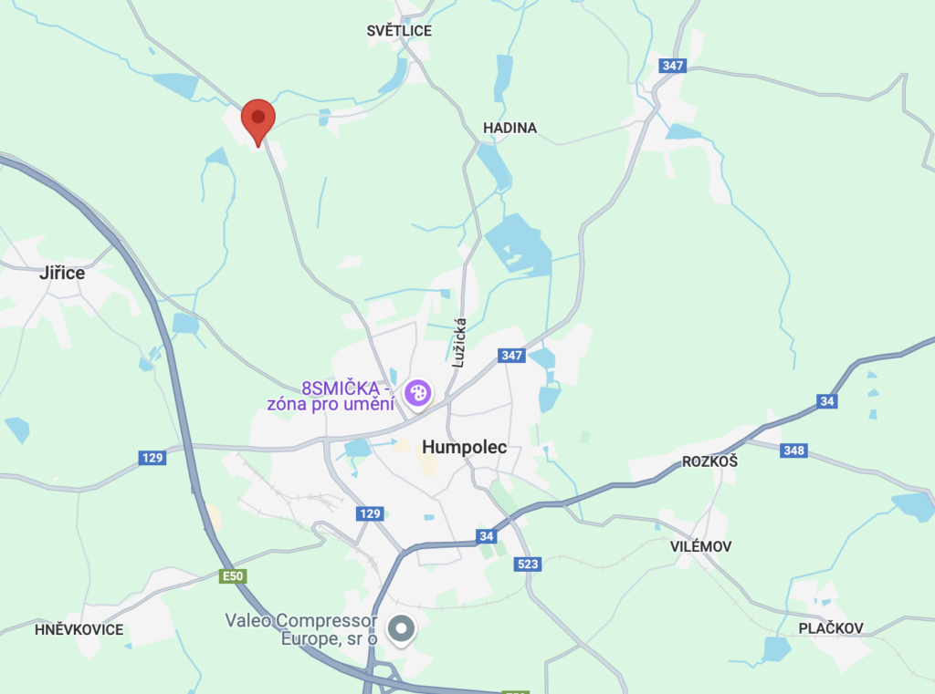 CNC obrábění Swomach – mapa